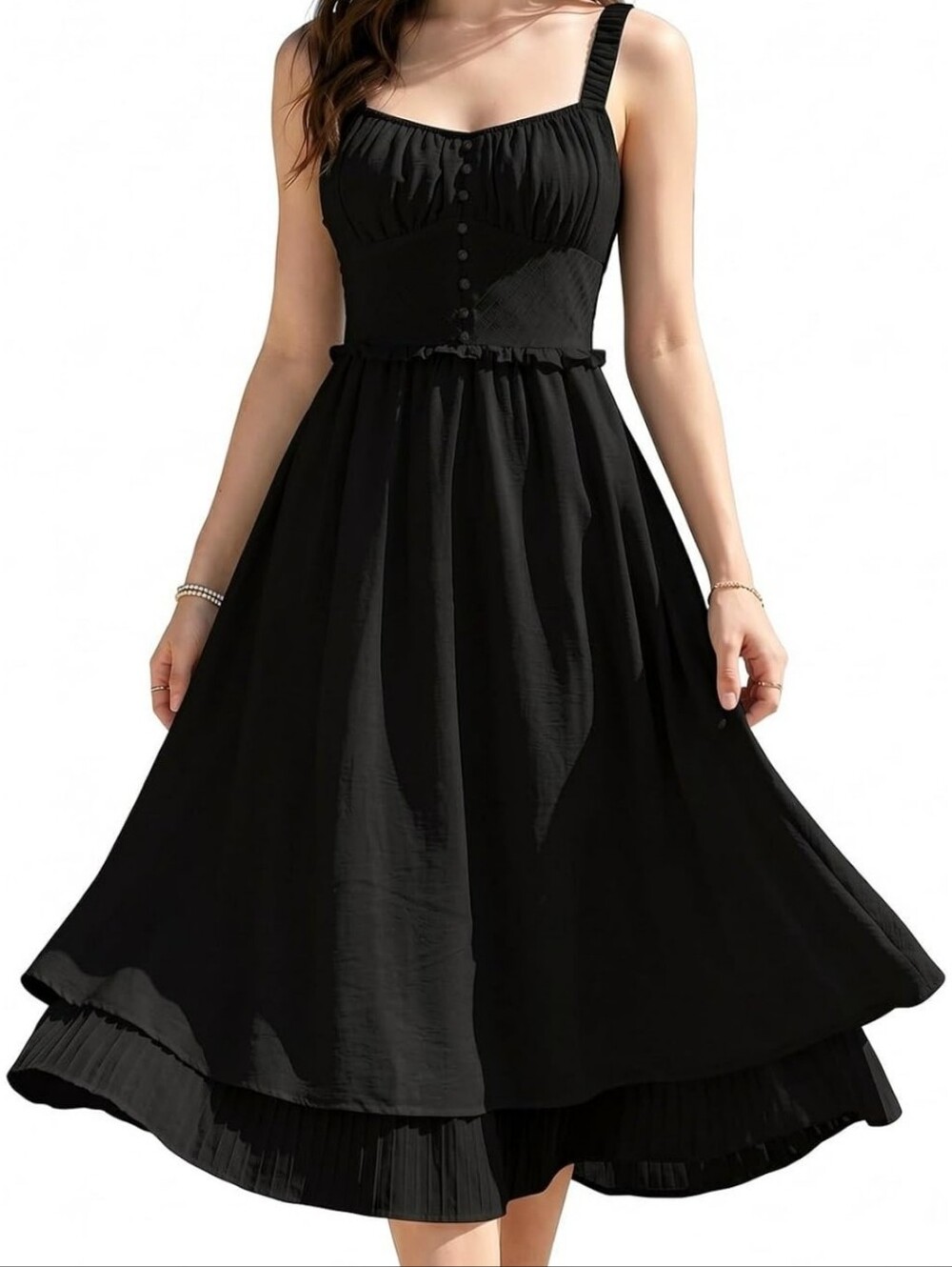 Womens Black Sunstory Dress